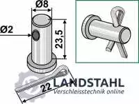 Bolzen mit Splint